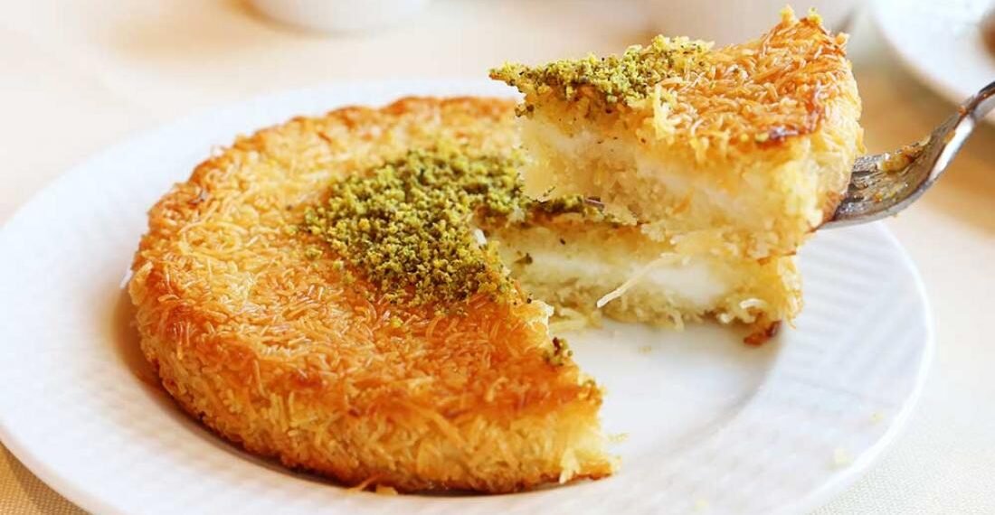 طريقة عمل الكنافة بالقشطة