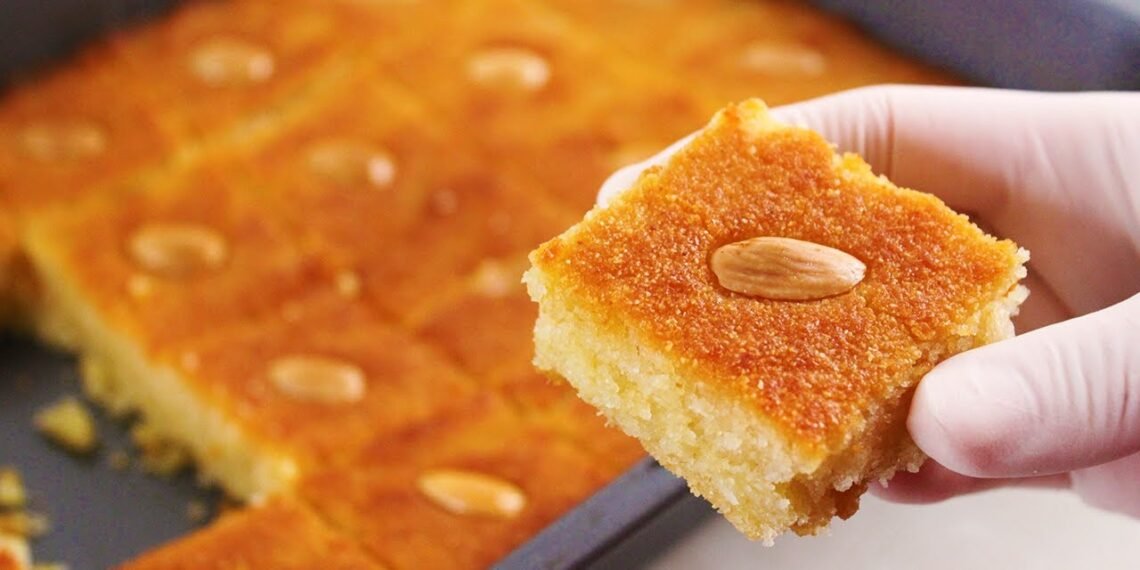 طريقة عمل البسبوسة